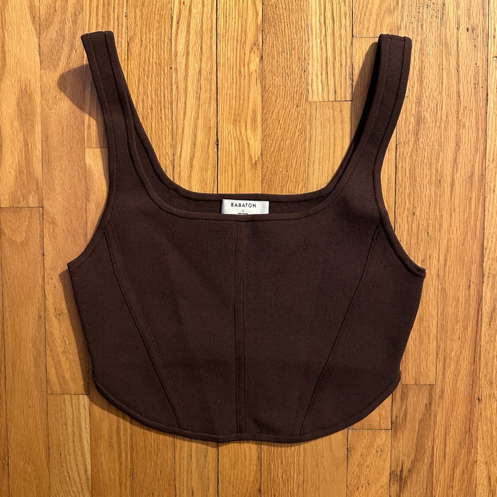 Aritzia sculpt knit tank - size large